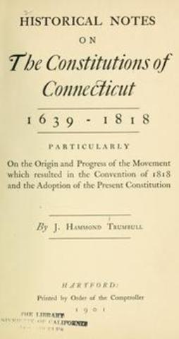Fundamental Orders of Connecticut