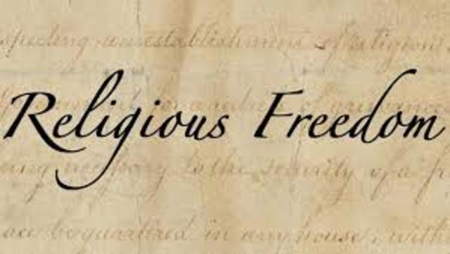 Ordinance of Religious freedom