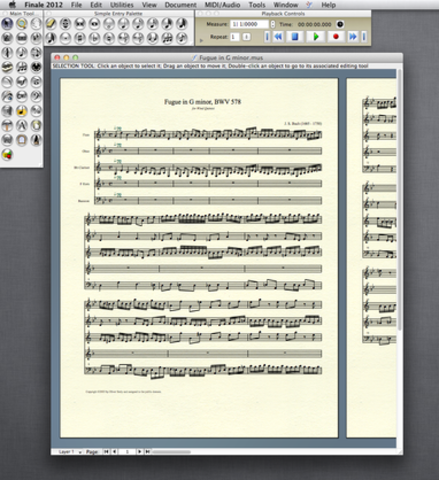 Finale Music Notation 1.0