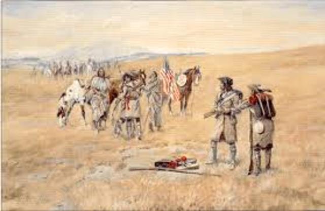 Lewis and Clark Meet the Shoshone