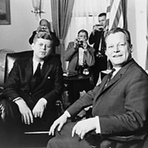 Khrushchev demands withdrawal of troops from Berlin