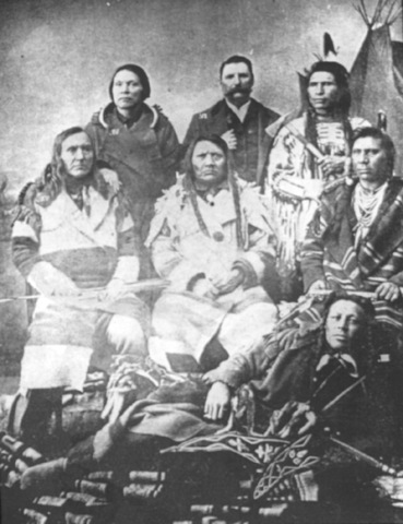 A spot where the expedition experienced a peaceful trade exchange with a native tribe.