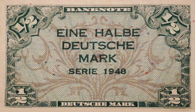 Introduction of new currency, Deutsche Mark