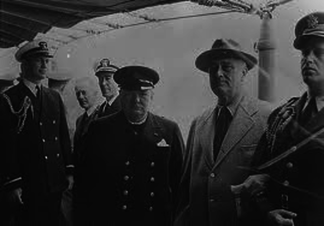 Churchill and FDR issue the Atlantic Charter
