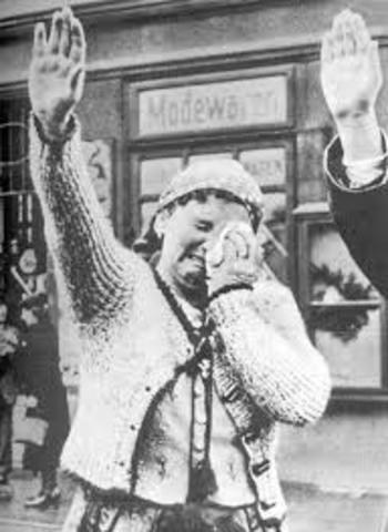 Hitler demands the Sudetenland from Czechoslovakia
