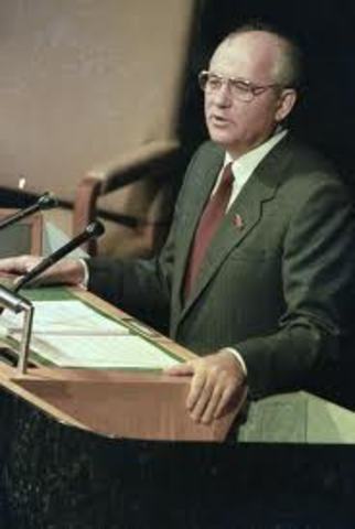 Gorbachev's Speech at the UN