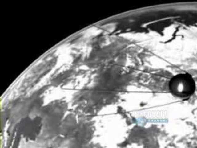 The Soviet Union Puts Sputnik into Orbit