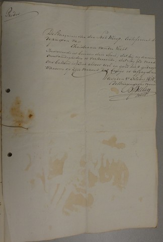 Bewijs van goed gedrag Christiaan