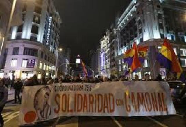 Mamifestaciones en solidaridad con Gamonal