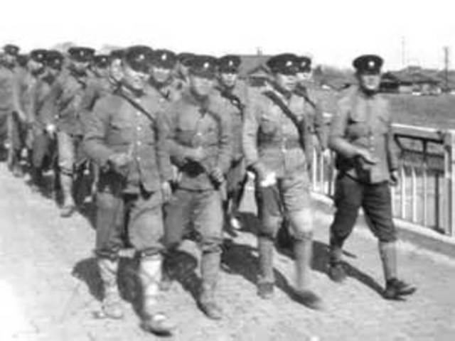 Militarist take control of Japanese Government