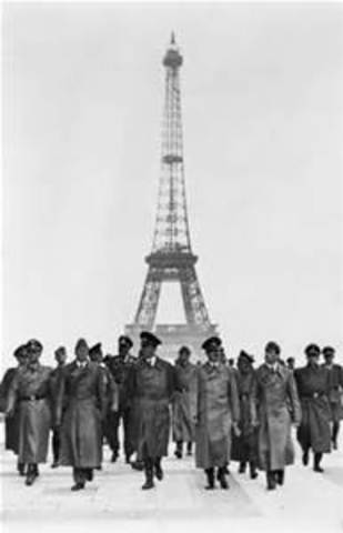 Germany invades France and forces it to surrender