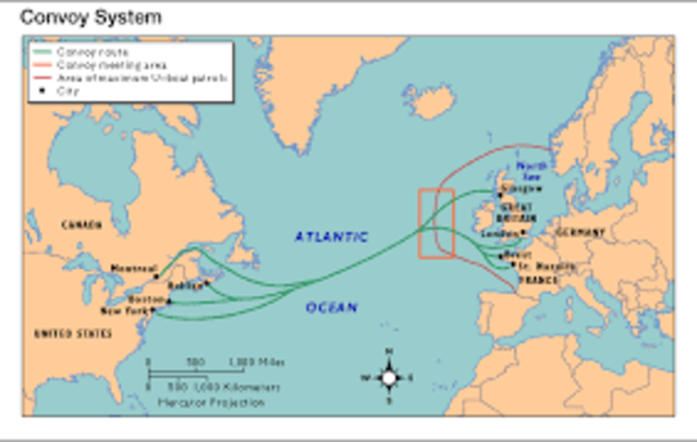 The Convoy system transported troops, and supplies.