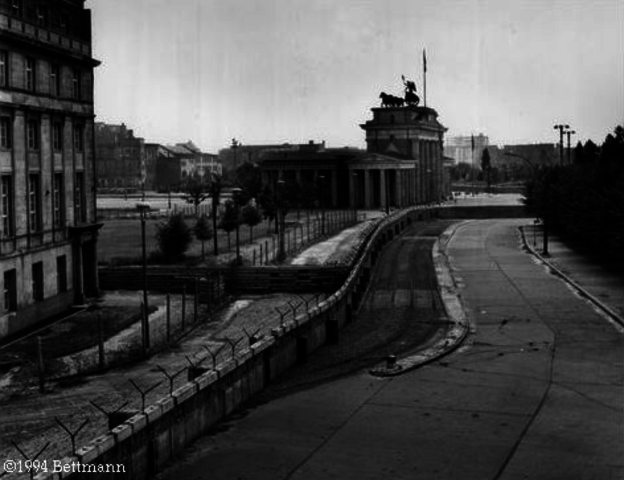 Berlin Wall Construction Begins