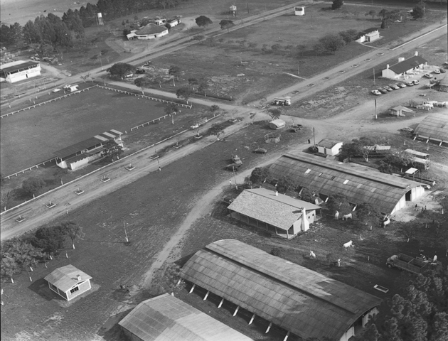 Lançamento da pedra fundamental do Parque de Exposições