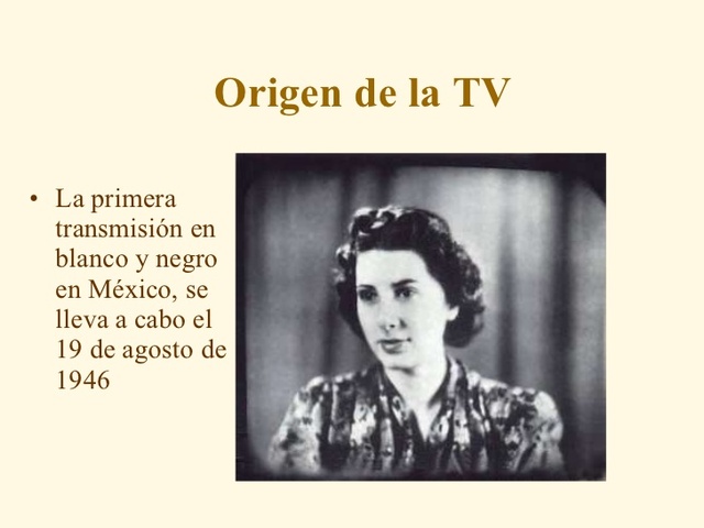 Primer trasmision en blanco y negro en Mexico