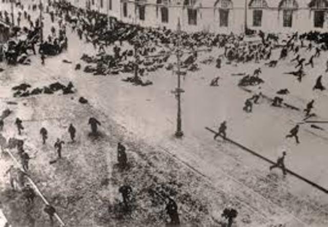 Russian Revolution Begins