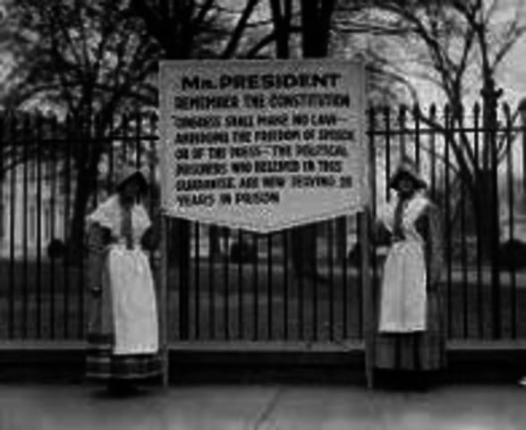 Cogress passed the Espionage Act.