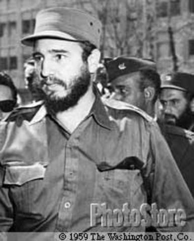 Fidel Castro overthrown Cuban Government