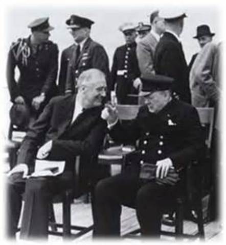 Churchill and FDR issue the Atlantic Charter