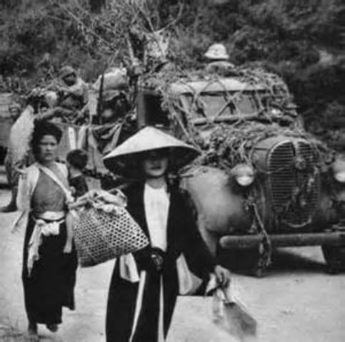 Japanese invade French Indochina