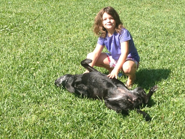 Enjoying my new backyard