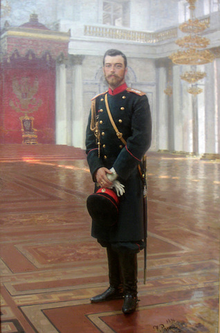 Nicholas the II leaves his throne