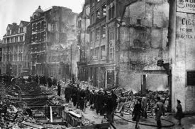 German Bombing on London Begins