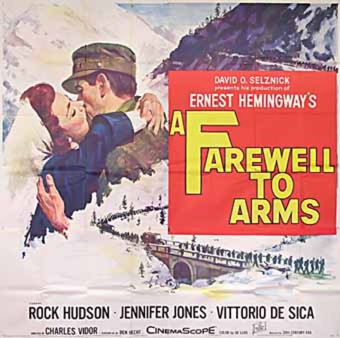 "A Farewell to Arms" by Ernest Hemingway is published