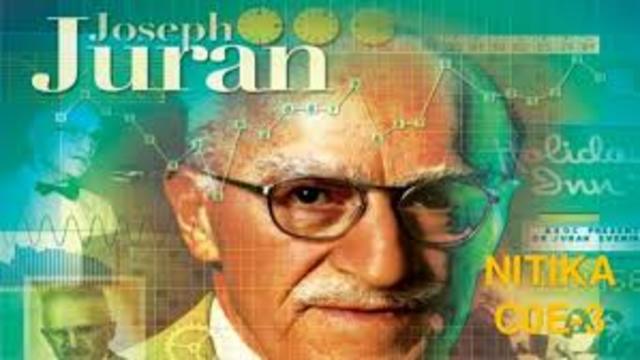 Joseph Moses Juran consultor de gestión del siglo 20