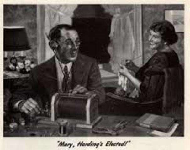 First US Presidental Election Broadcasted