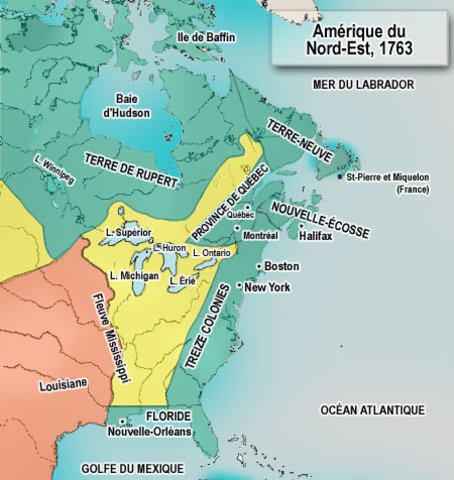 L'Amérique du Nord après la guerre de Sept Ans
