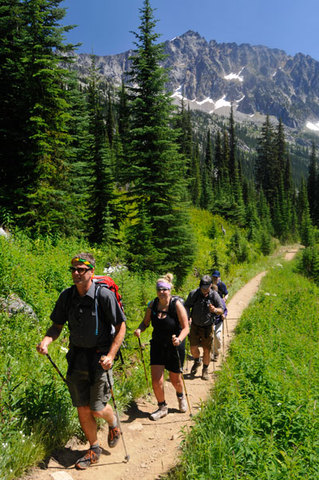 Went hiking for the first time