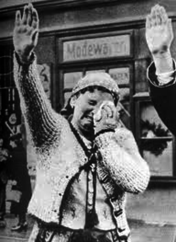 Hitler demands the Sudetenland from Czechoslovakia