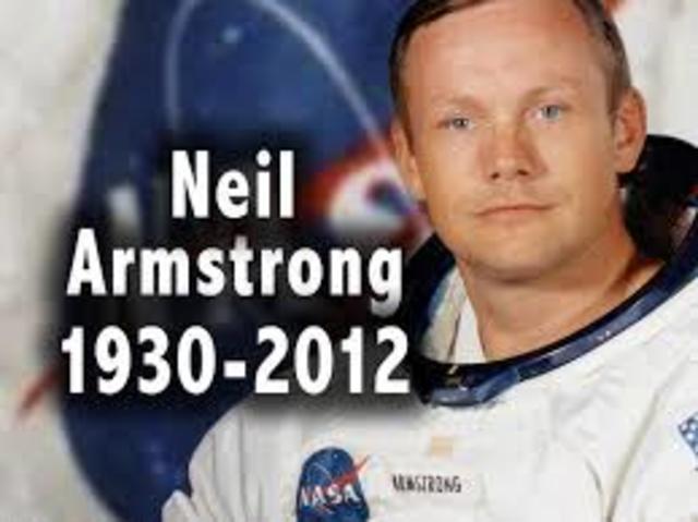 neil armostong landed on the moon