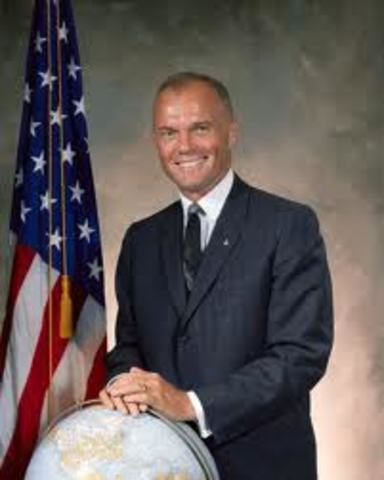 John Glenn, First man orbit
