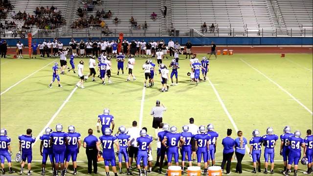started to play football for mesquite