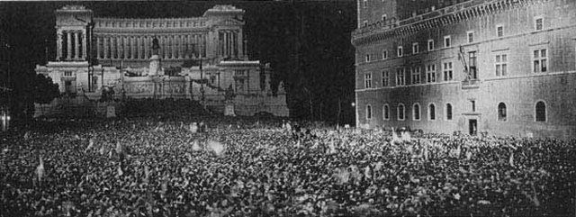 Mussolini takes over Italy's Government