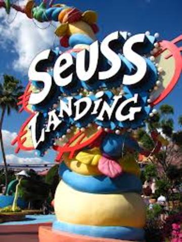 Universal Studios opens Seuss Landing in their Islands of Adventure Theme Park in Orlando, Florida