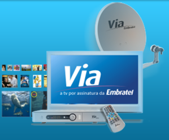 Lançamento oficial da Via Embratel TV por Assinatura