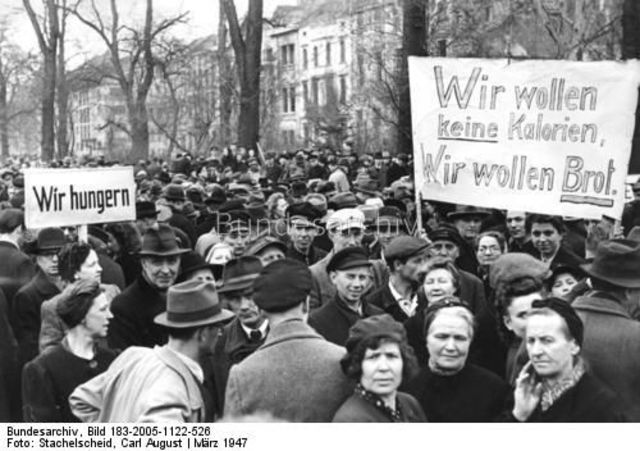 Germans Protest Against the Treaty