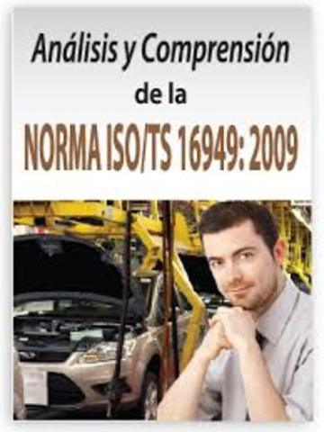 Normas ISO para el sector automotriz