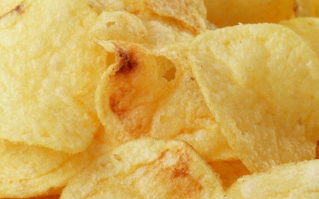 Potato chips arrived in stores