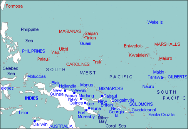 Island Hopping (date for Buna-Gona Campaign)