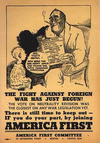 U.S. declares neutrality