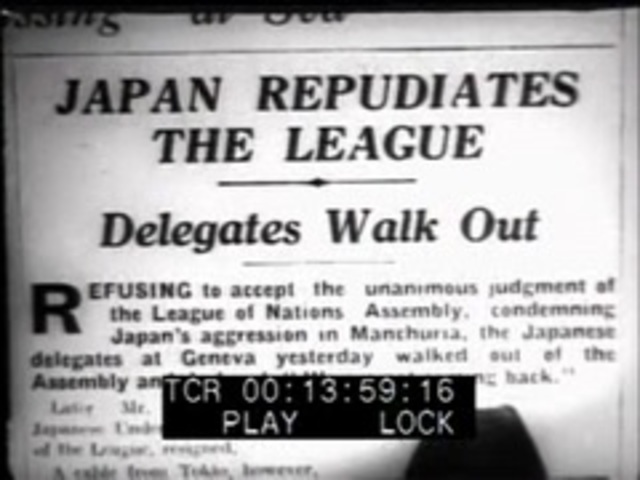 Japan Withdraws from the League of Nations