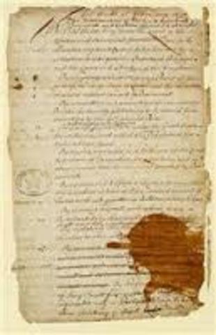 Declaration of Rights and Greivances