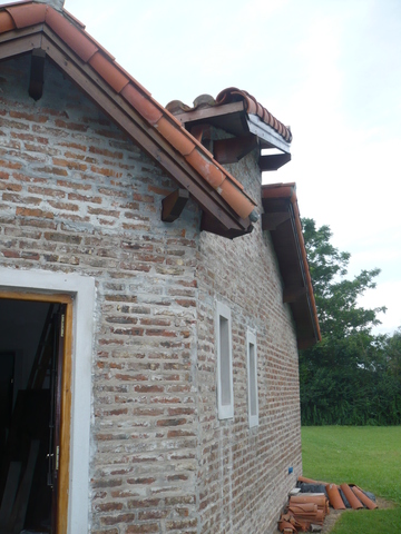 Paint coat on the ceiling roof