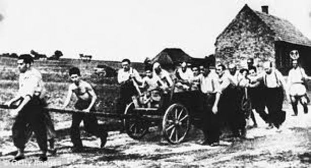 BELGIANS DEPORTED TO GERMANY AS FORCED LABOR