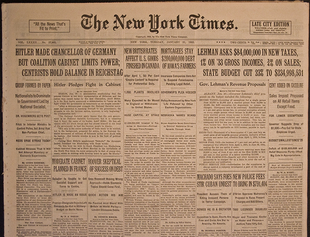 Hitler becomes Germany's Chancellor