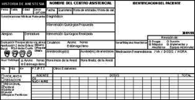 Registros de Anestesia